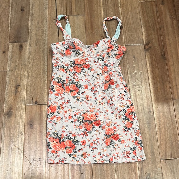 Free People Intimately Floral Printed French Terry Slip Dress Floral Size Medium - Picture 3 of 9